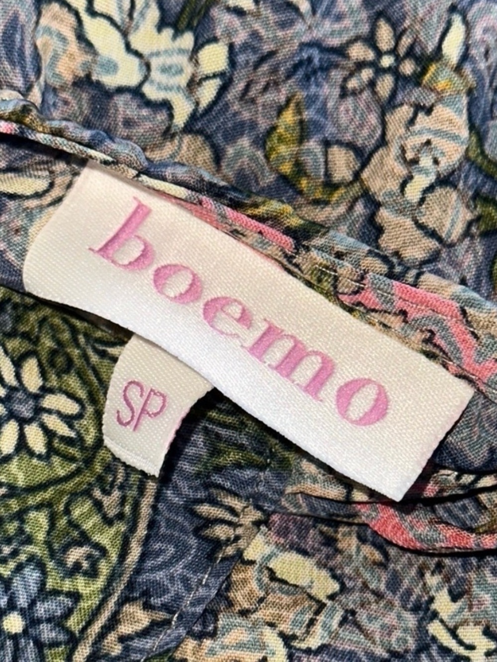 Anthropologie Boemo Floral Tiered Midi Boho Dress Sz. S - Picture 5 of 6